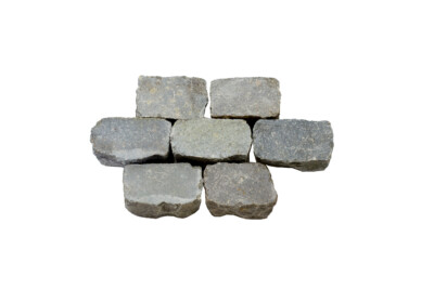 Pavés sciés rectangles porphyre de réemploi