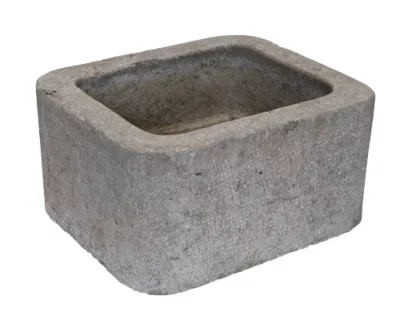 Bac à fleurs en Pierre Bleue belge de réemploi