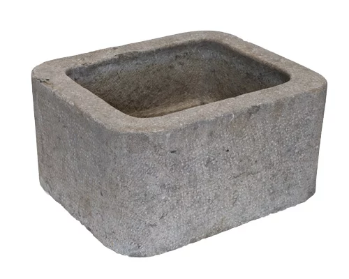 Bac à fleurs en Pierre Bleue belge de réemploi