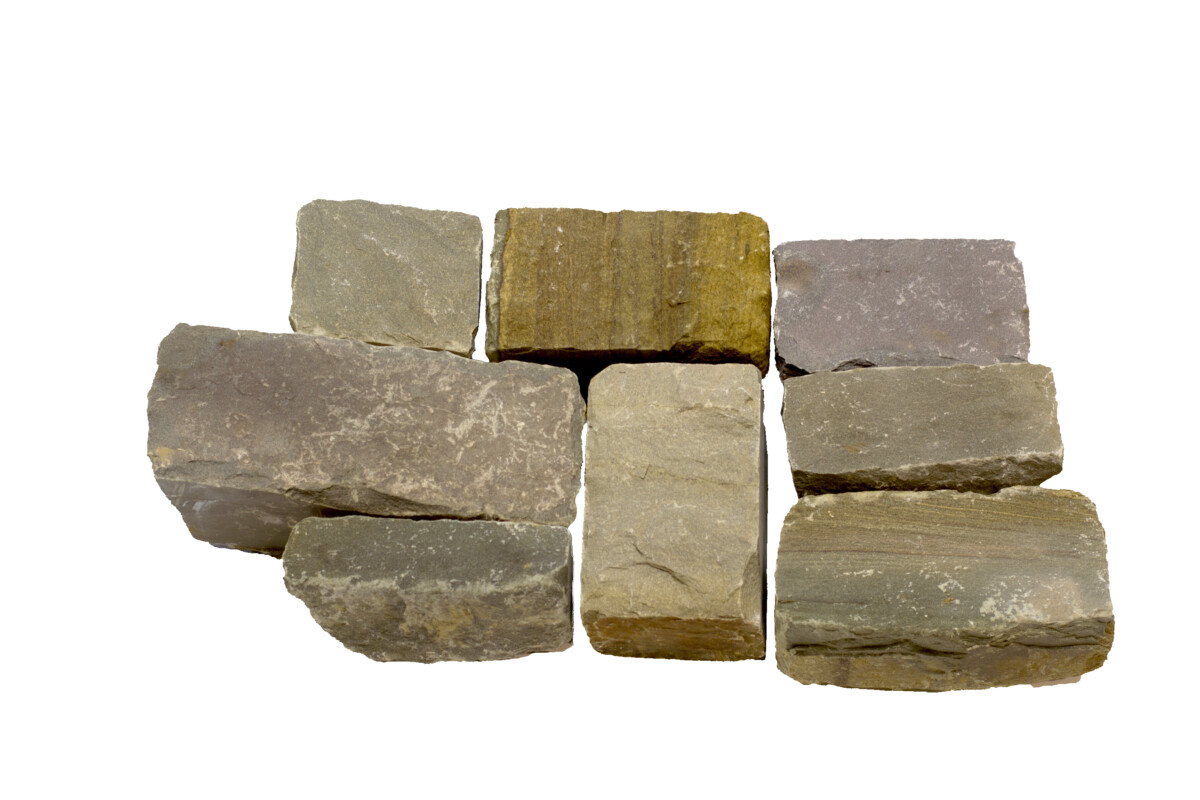 Moellons équarris en Grès du Condroz